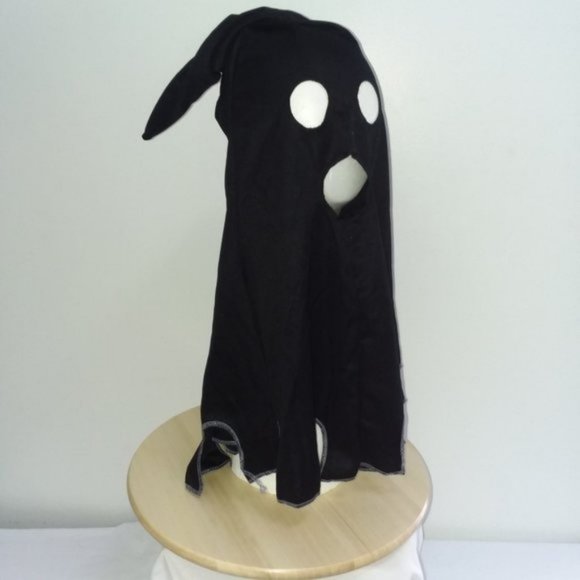 Mens Executioner COSTUME Adult XL Black Robe Hood Set Comic Con Medieval New - Picture 12 of 15